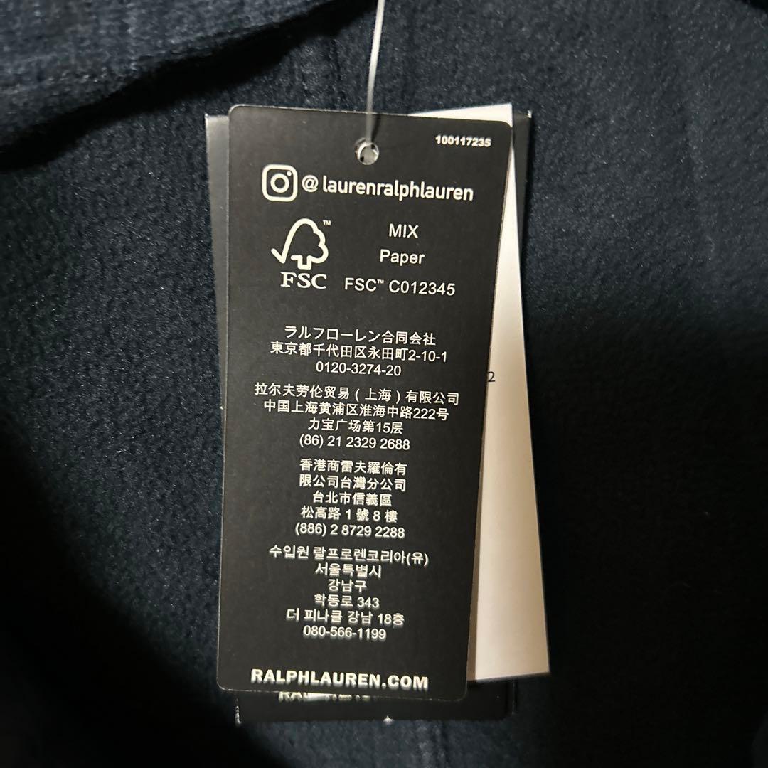 新品　ラルフローレン　モッズコート　ジャケット　ネイビー　日本Mサイズ相当