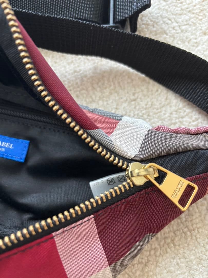 [BLUE LABEL] チェック柄 ボディバッグ・ウエストポーチ