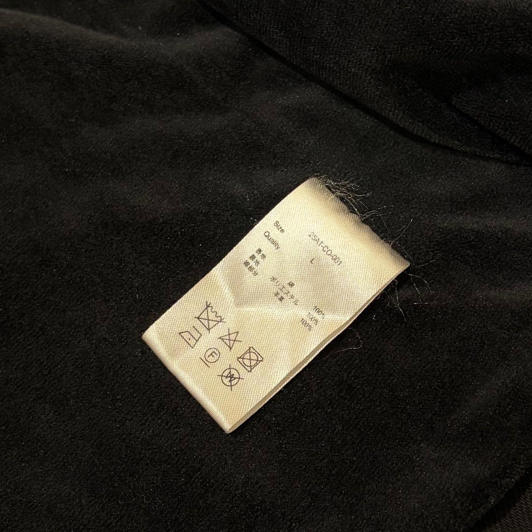 Denim leather jacket /カバーオール / Black