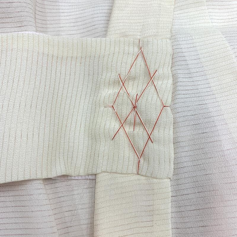 □503ax84□お宮参り 女児 絽 祝い着 掛け着 長襦袢付 花 刺繍□美品