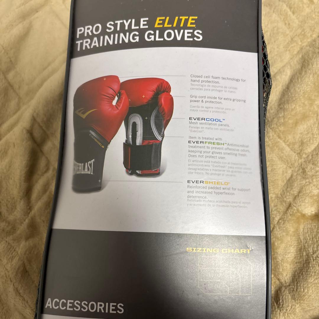 EVERLAST Gloves 14oz赤