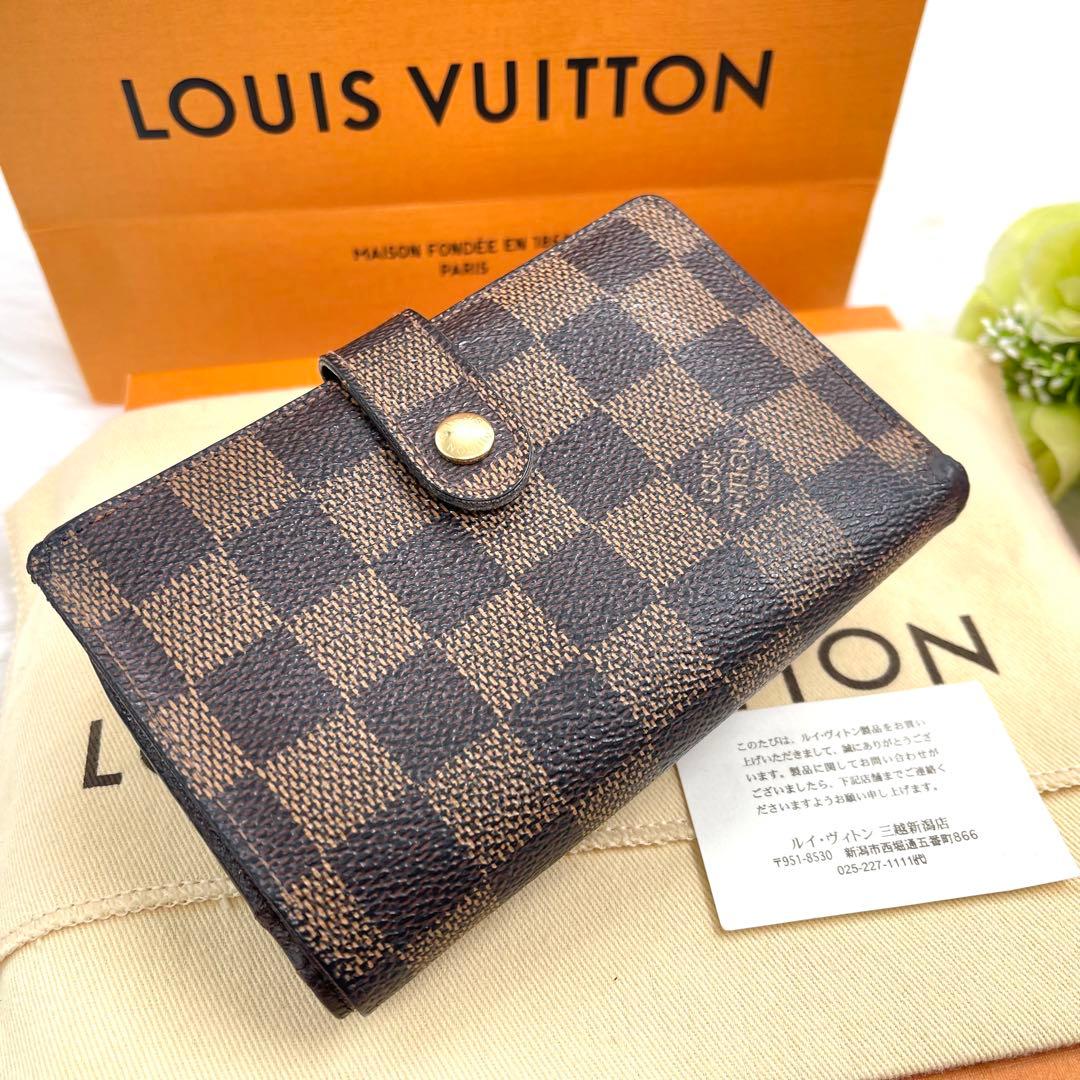 ルイヴィトン　ダミエ　ヴィエノワ 　がま口財布　折財布　951