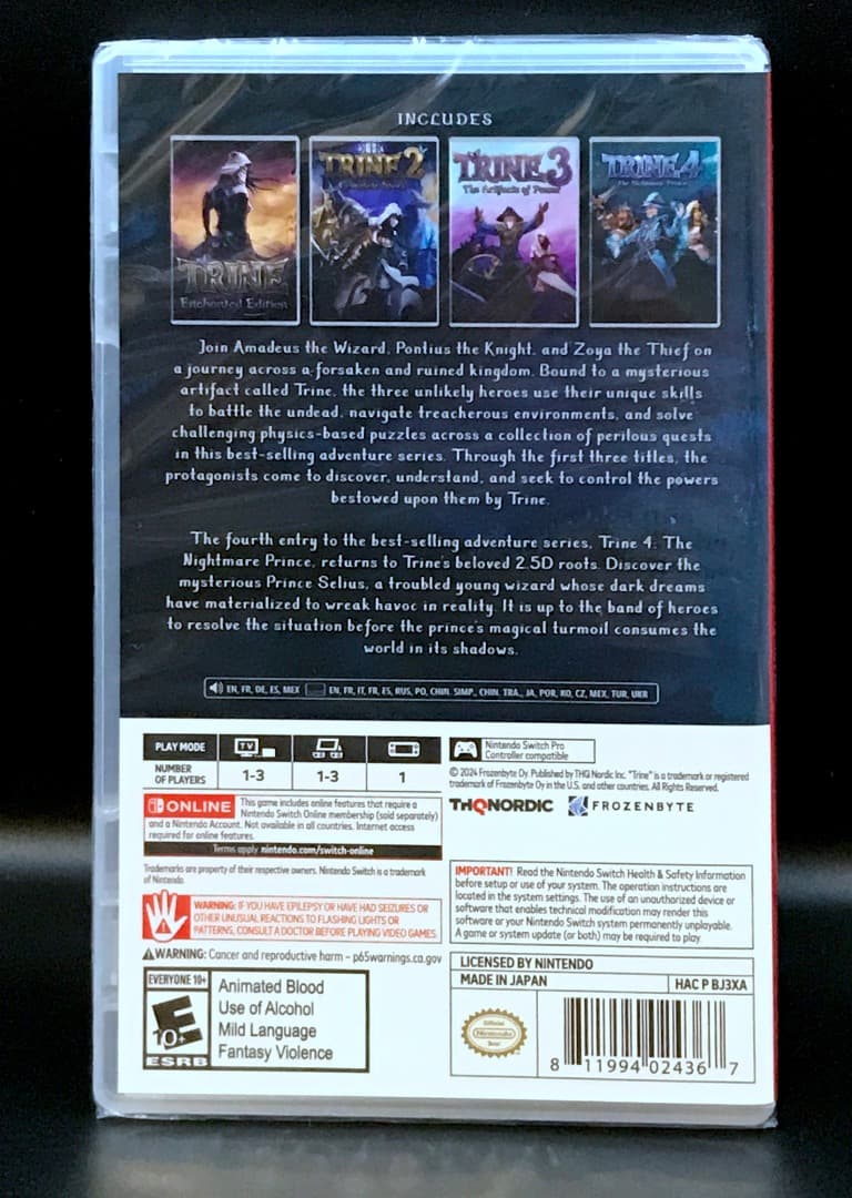 新品未開封 Trine トライン アルティメットコレクション switch