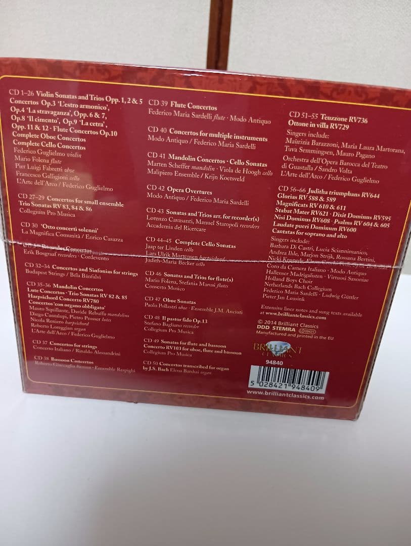 Vivaldi Edition 66CD Brilliant 未開封新品