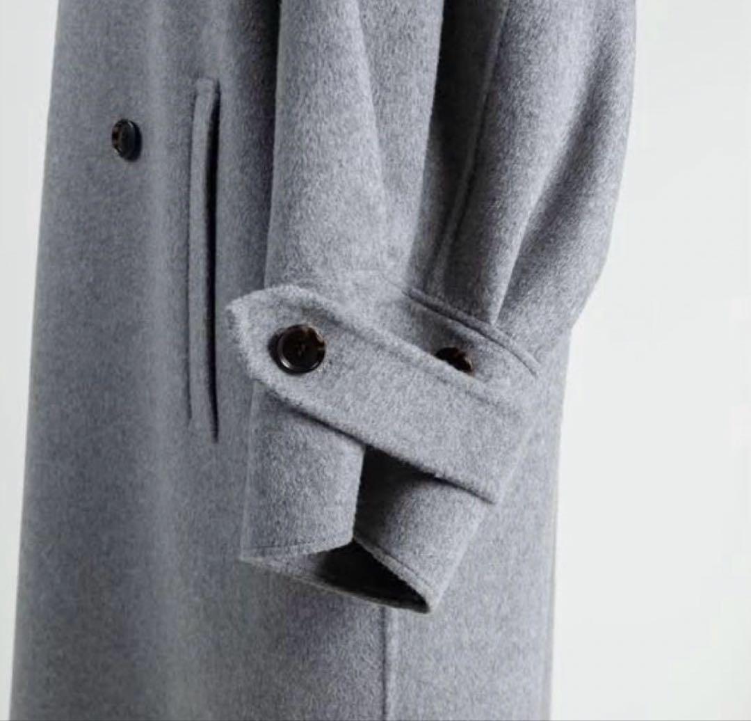 【3月中】deres long oval coat ウールカシミヤ ロングコート