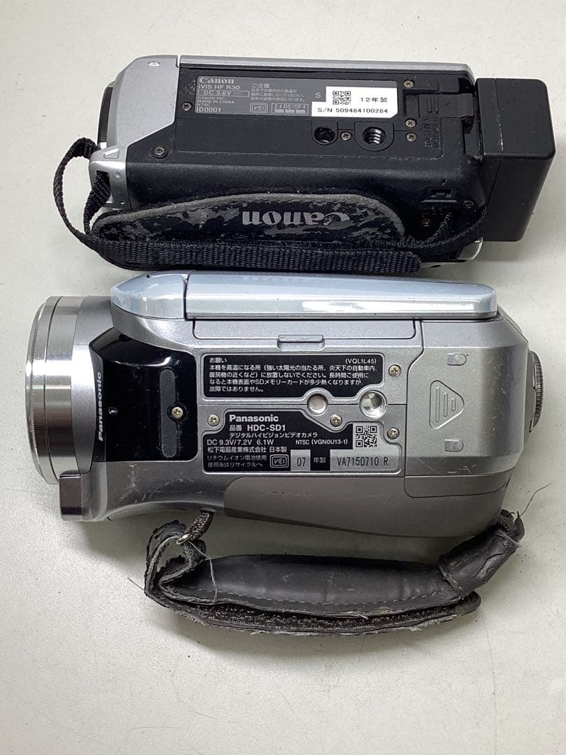 d*9様 ジャンク　Panasonic & Canon IVIS HF R10