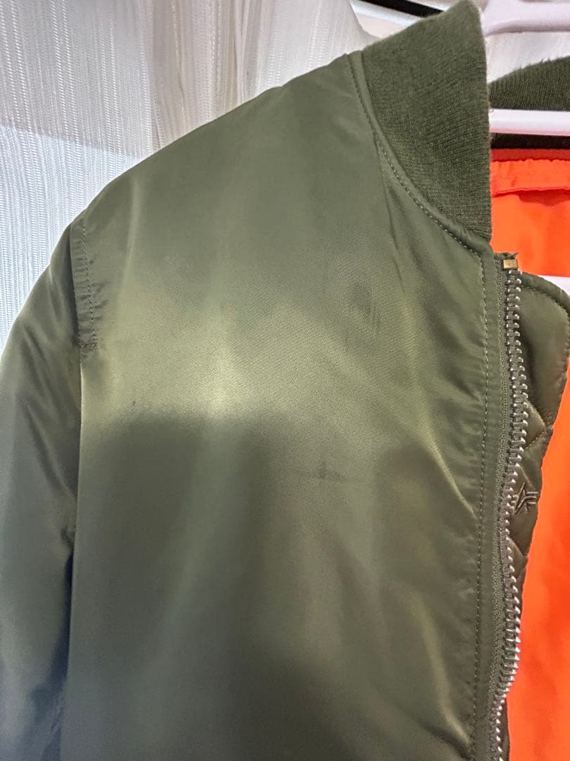 ALPHA INDUSTRIES MA-1 フライトジャケット L カーキ