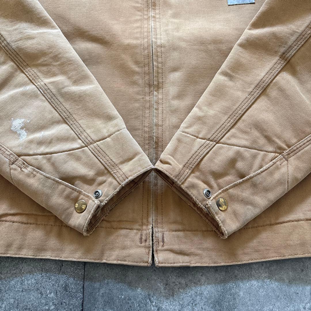 carhartt デトロイトジャケット　ブラウン　usa製 80s フェード