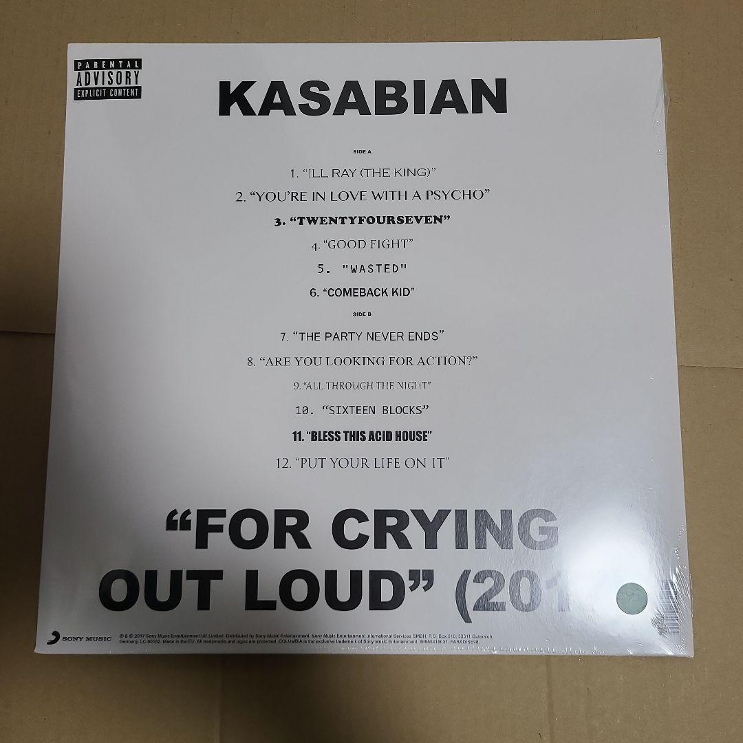 KASABIAN FOR CRYING OUT LOUD レコード 新品未開封