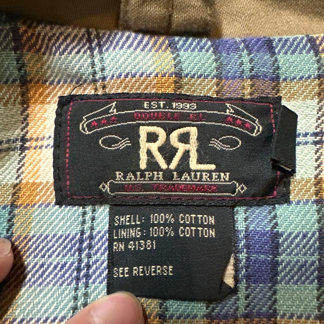 RRL Double RL スウィングトップ　三つ星タグ　チェック柄　ブラウン