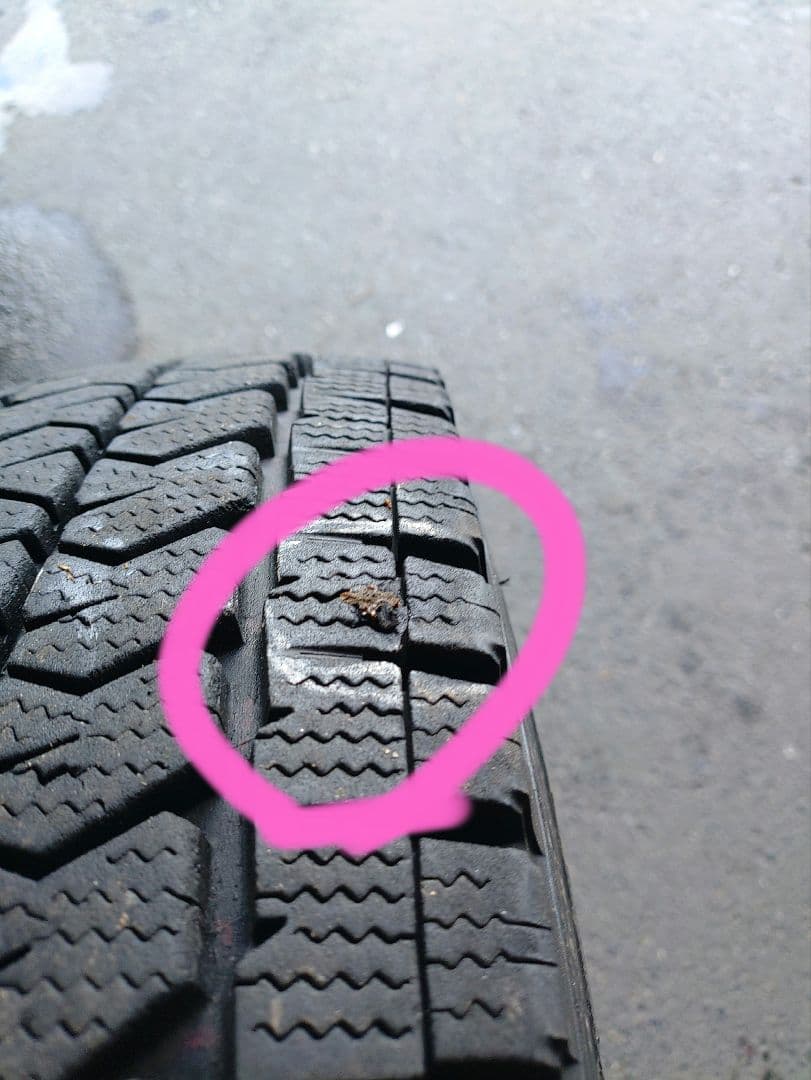 めろん星人　ブリヂストン　スタッドレス 195/80R15　VL10　2本