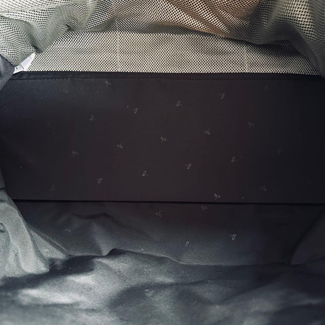 agnes b. 2wayボストンバッグ　ナイロン　黒