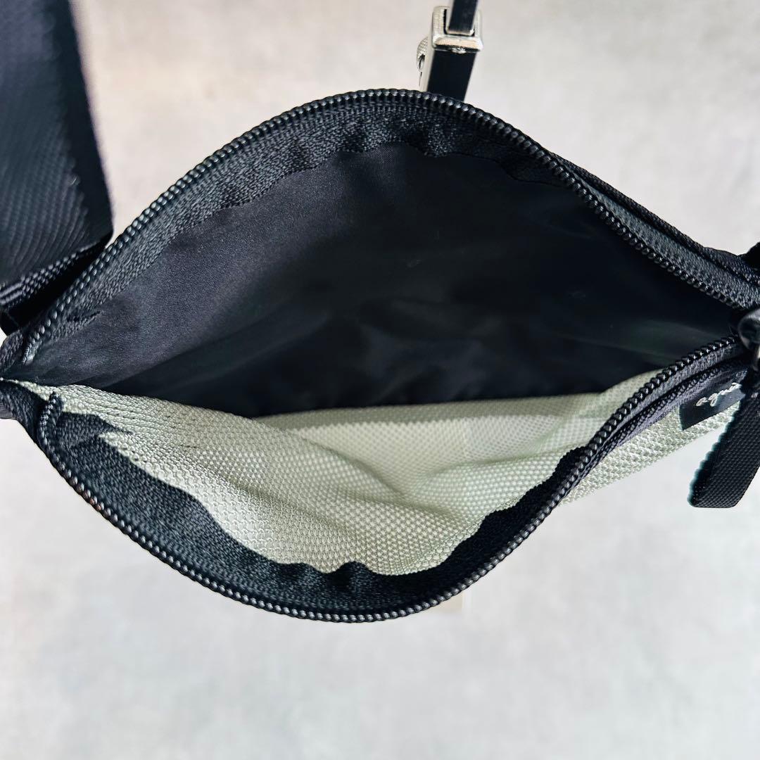 agnes b. 2wayボストンバッグ　ナイロン　黒