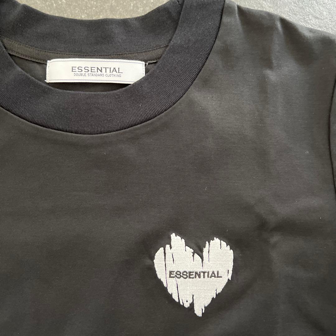 ダブルスタンダードクロージング エッセンシャル ショートTシャツ　ブラック
