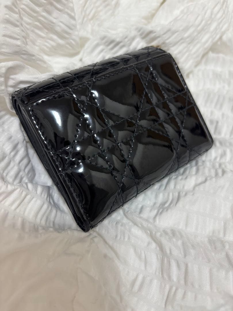 【Lady Dior】ロータスウォレット　カナージュ財布