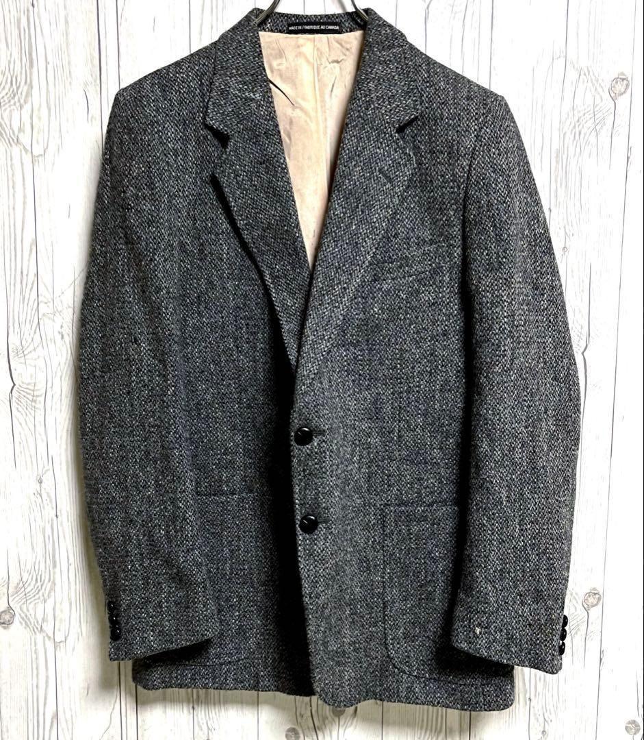 Harris Tweed ハリスツイード テーラードジャケット L英国ブレザー