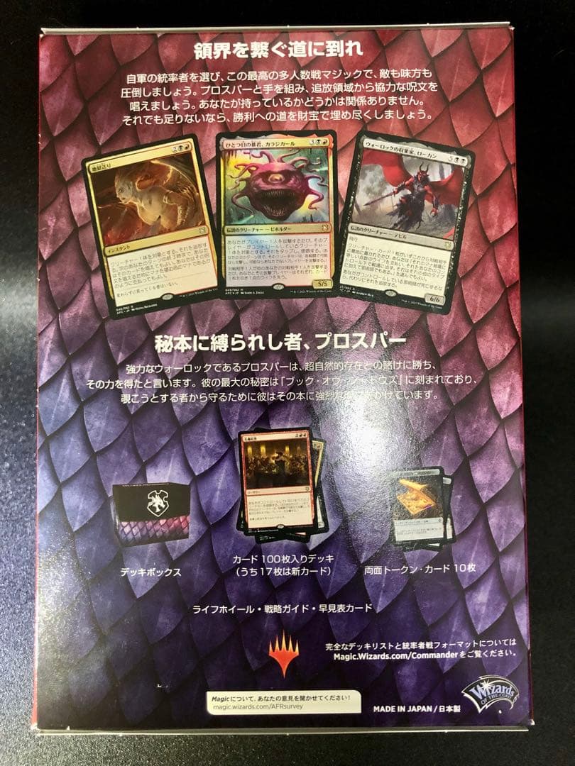 MTG フォーゴトン・レルム探訪 統率者デッキ 次元の門 未開封