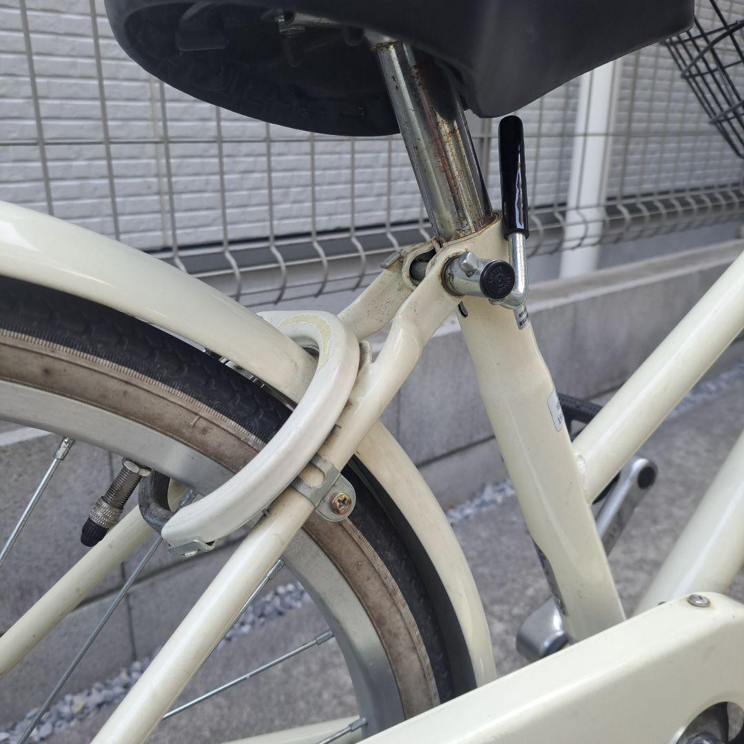 子供用自転車 20インチ 白 オフホワイトバスケット付 引取り推奨 さいたま市