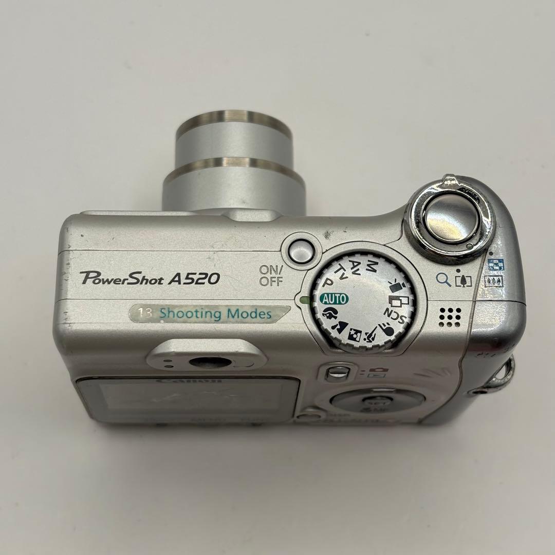Canon PowerShot A520 通電確認済み 画面割れあり 付属品あり