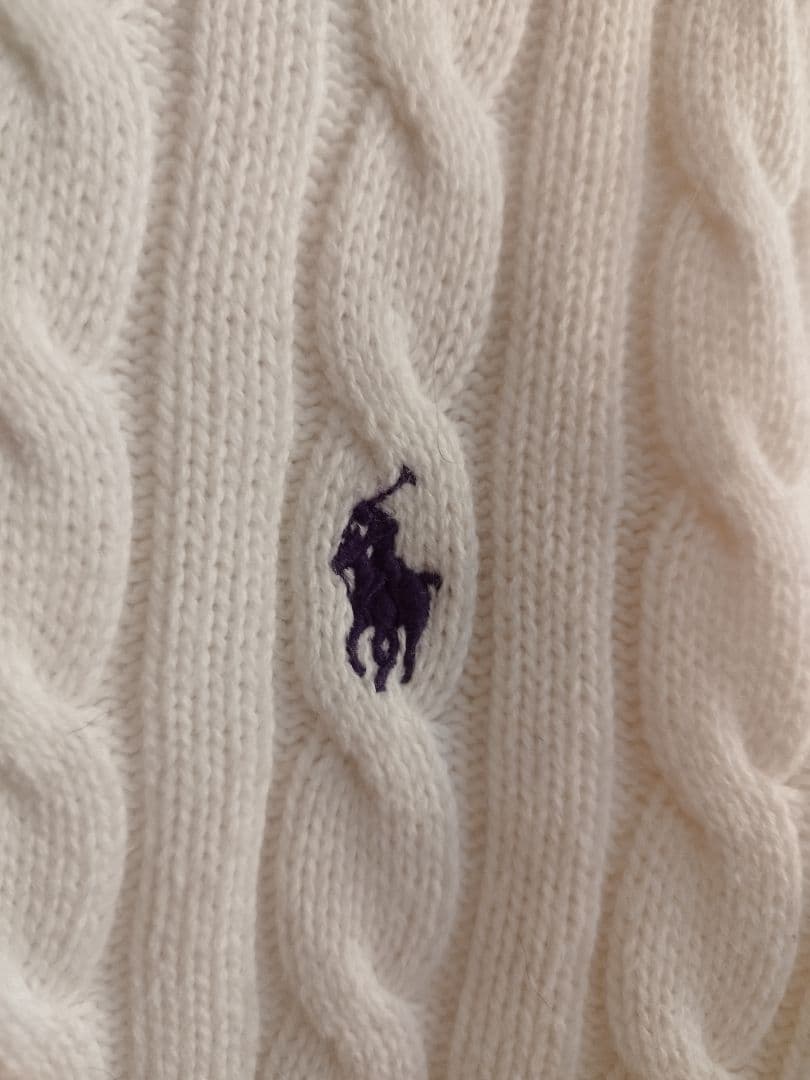 ご*ゃ様 RALPHLAUREN ケーブル編みカーディガン