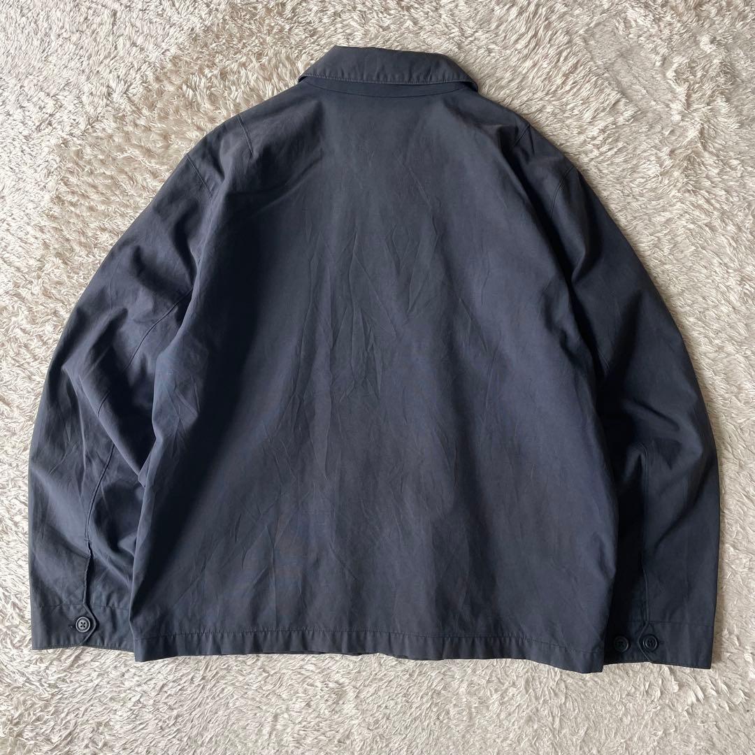 ギャップ 00s GAP ナイロン コットン ドリズラー ジャケット L 紺