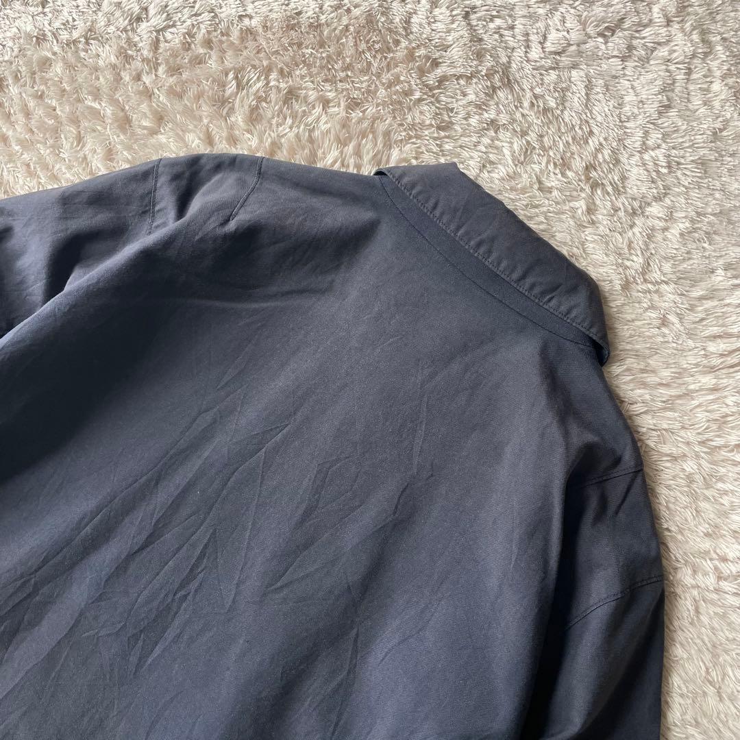 ギャップ 00s GAP ナイロン コットン ドリズラー ジャケット L 紺