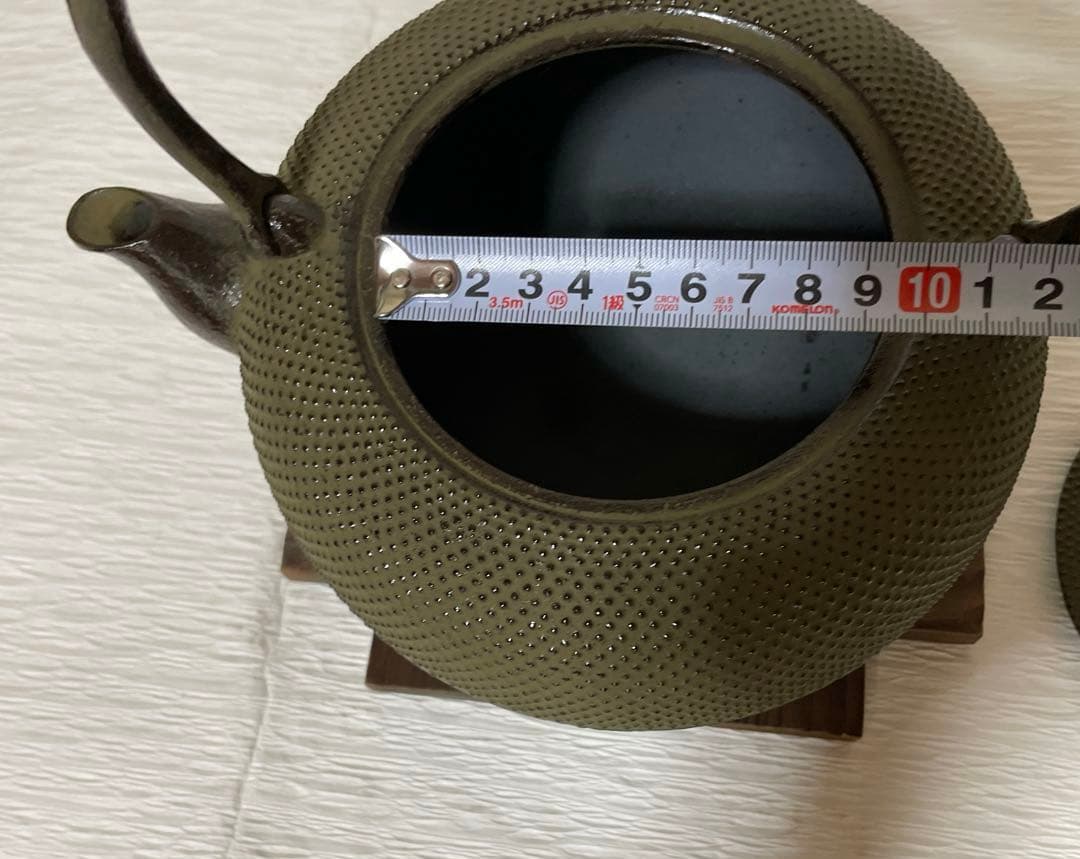 ミナミ品【未使用品】岩鋳 Iwachu 鉄瓶姥口アラレNo.15 うす茶