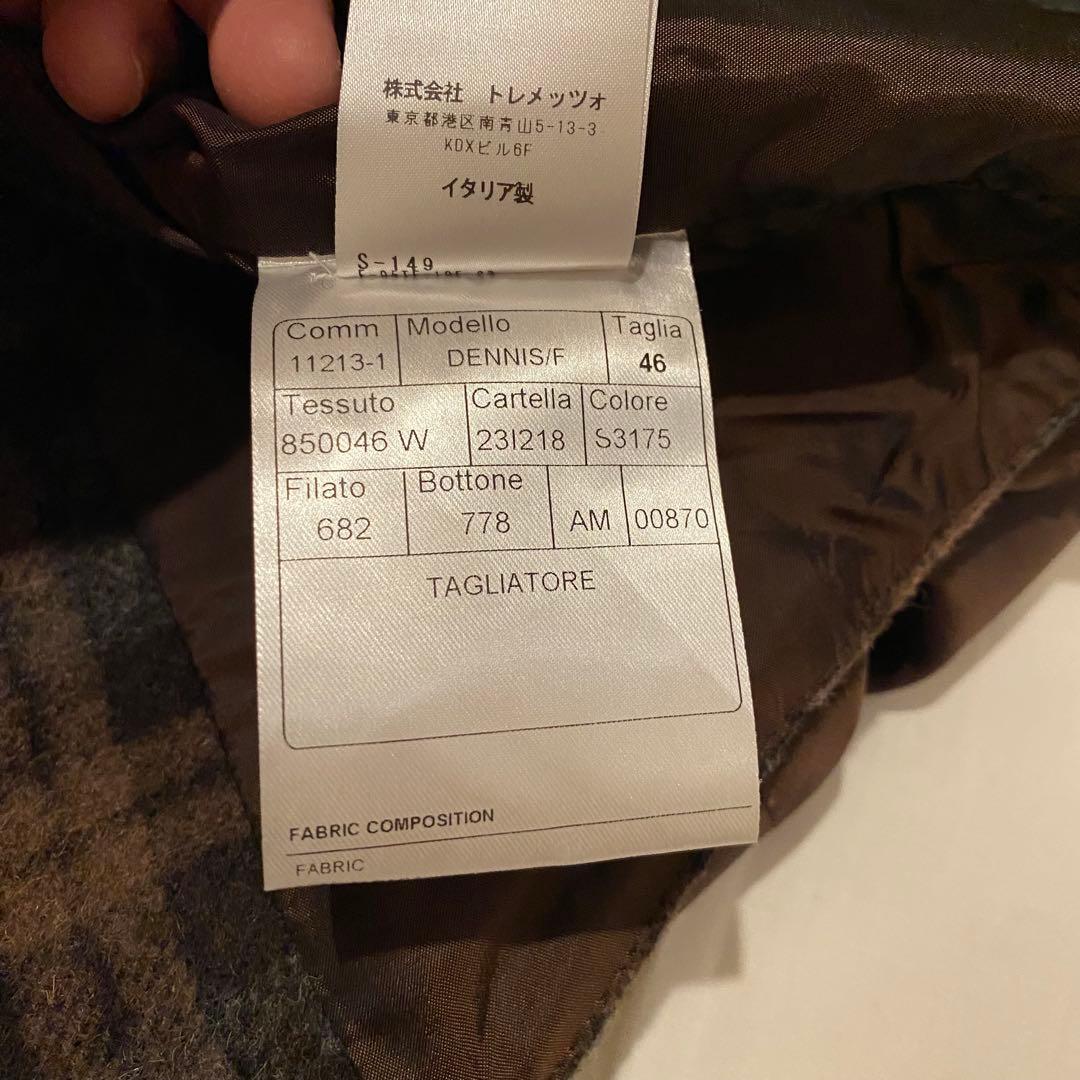 TAGLIATORE ウールジレ DENNIS/F size46 イタリア製