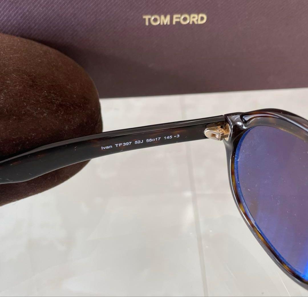 【美品】Tom Fordトムフォード サングラス　ティアドロップ型