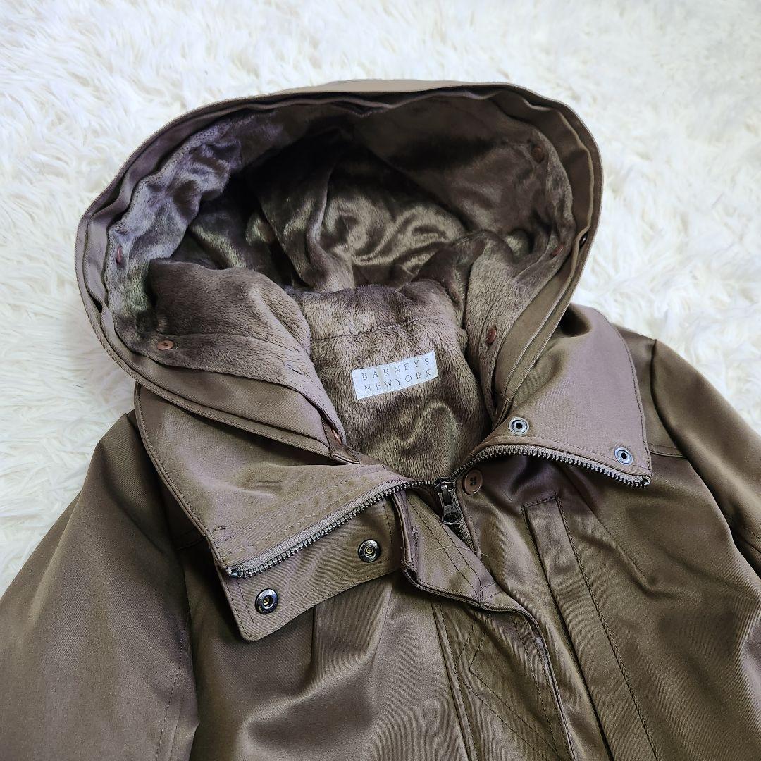 【極美品】バーニーズニューヨーク 4WAY 撥水 モッズコート ライナー付き