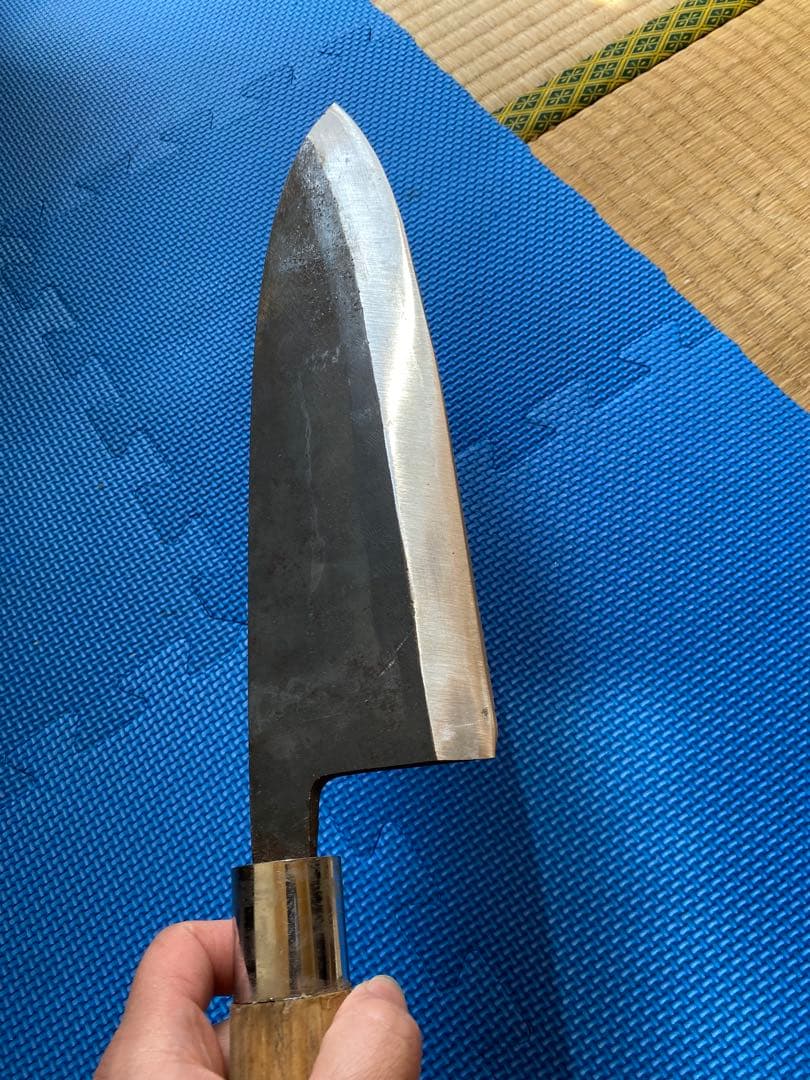 東京 紋三郎 出刃包丁　46.5cm 大なサイズ。