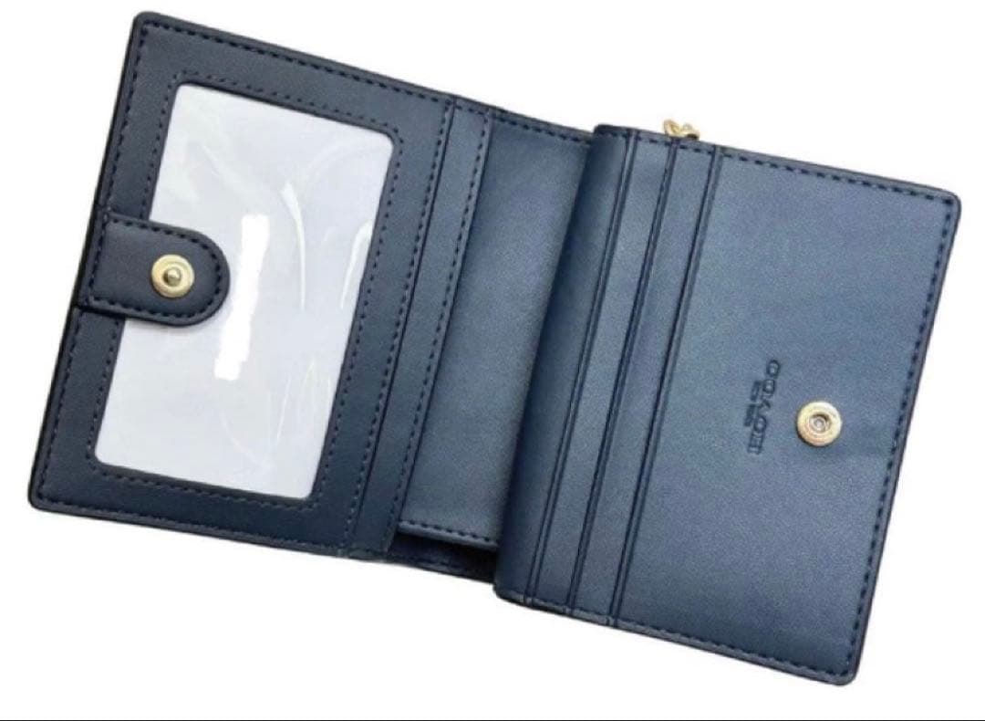 COACH チェリー柄 二つ折り財布　CZ347