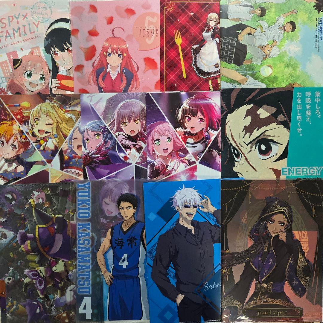 アニメグッズ キャラクターグッズ クリアファイル まとめ売り 200枚以上