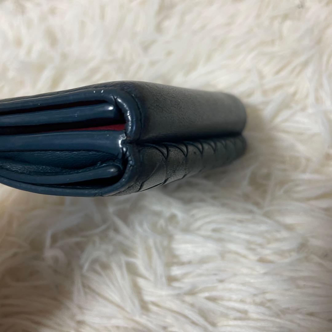 ボッテガヴェネタ 三つ折り財布 イントレチャート バイカラー wallet