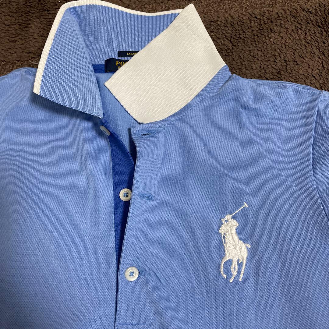 Polo Golf ライトブルー 長袖ポロシャツ