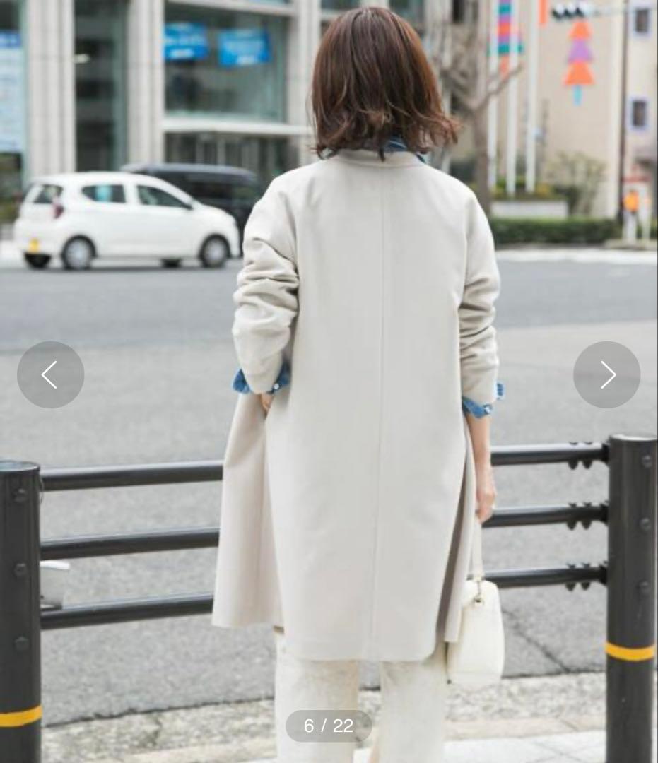 URBAN RESEARCH DOORS ダブルクロスガウンコート