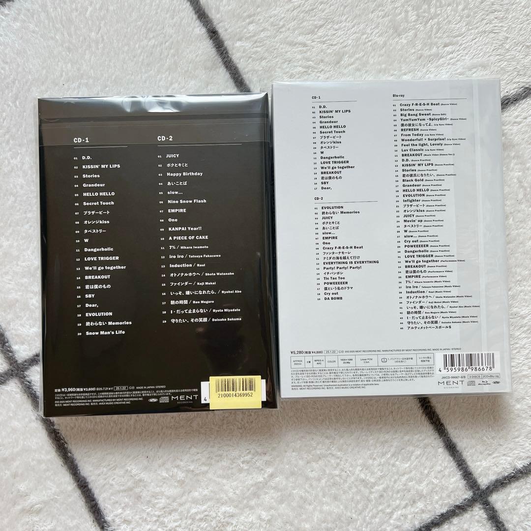 Man THE BEST 2020-2025 初回盤b 通常盤