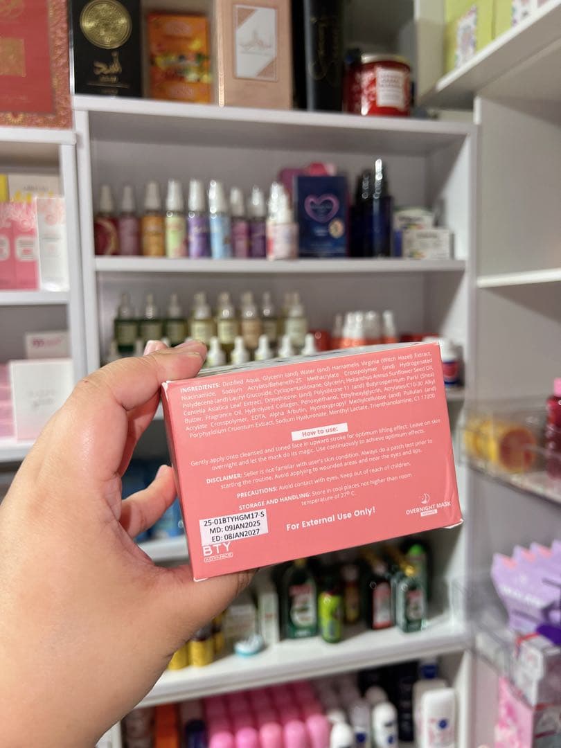パック・フェイスマスク BTY advanced overnight mask