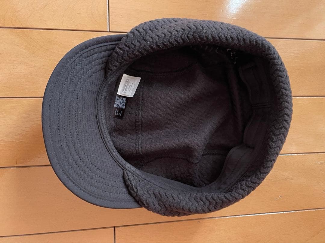 Patagonia ブラック　ウィンターダックビルキャップ