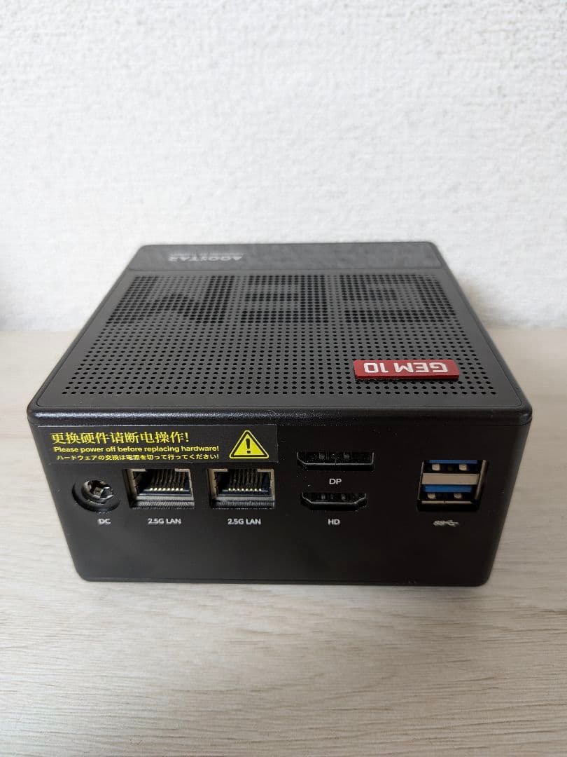 ミニPC AOOSTAR GEM10 Ryzen7 7840HS 32GB/512GB