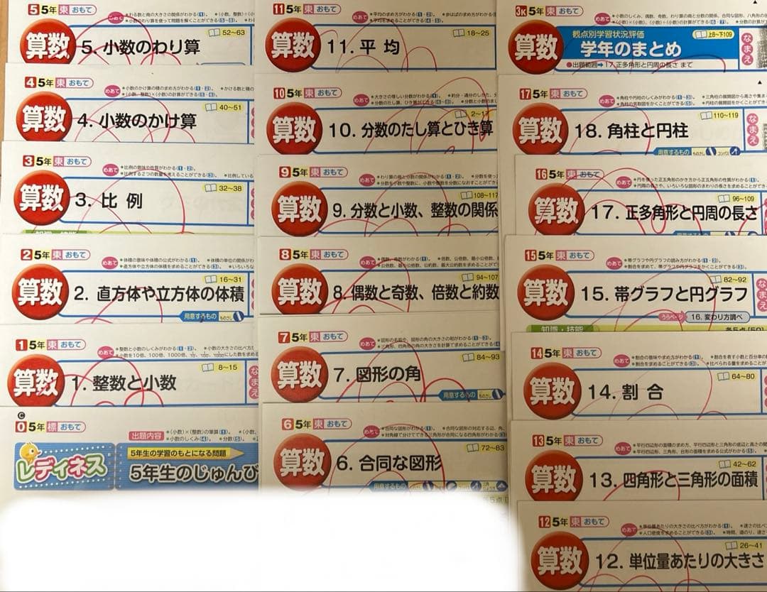【2025年度　最新版】カラーテスト　算数　小5 教育同人社　東京書籍