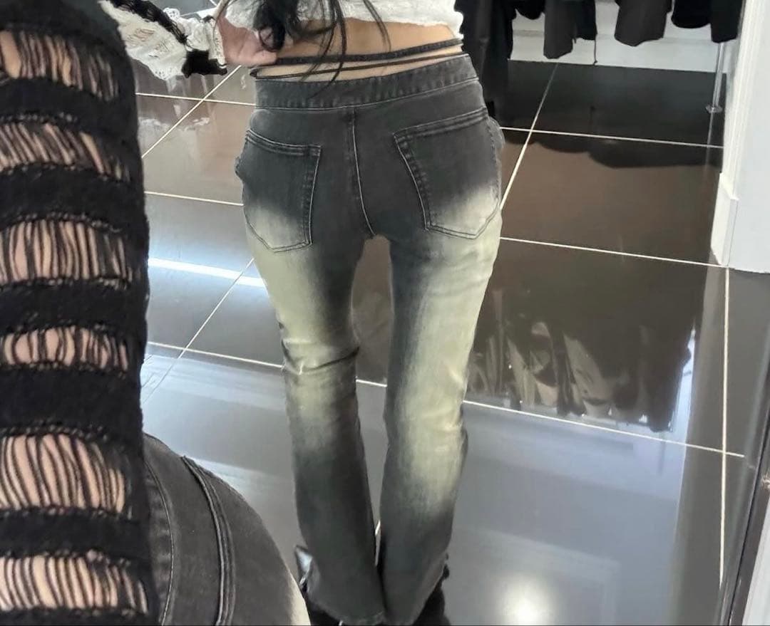 パンツ melt the lady theredthread denim19