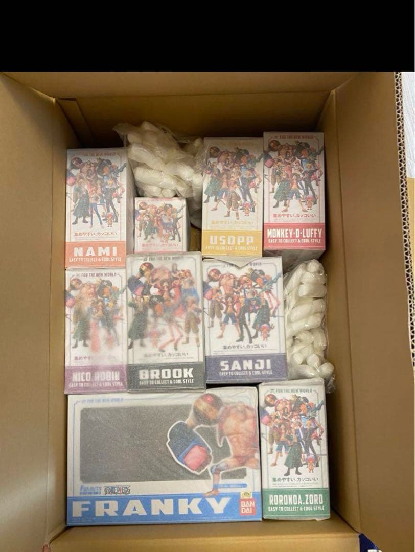 ワンピース フィギュアーツZERO 麦わらの一味セット500個限定台座付き