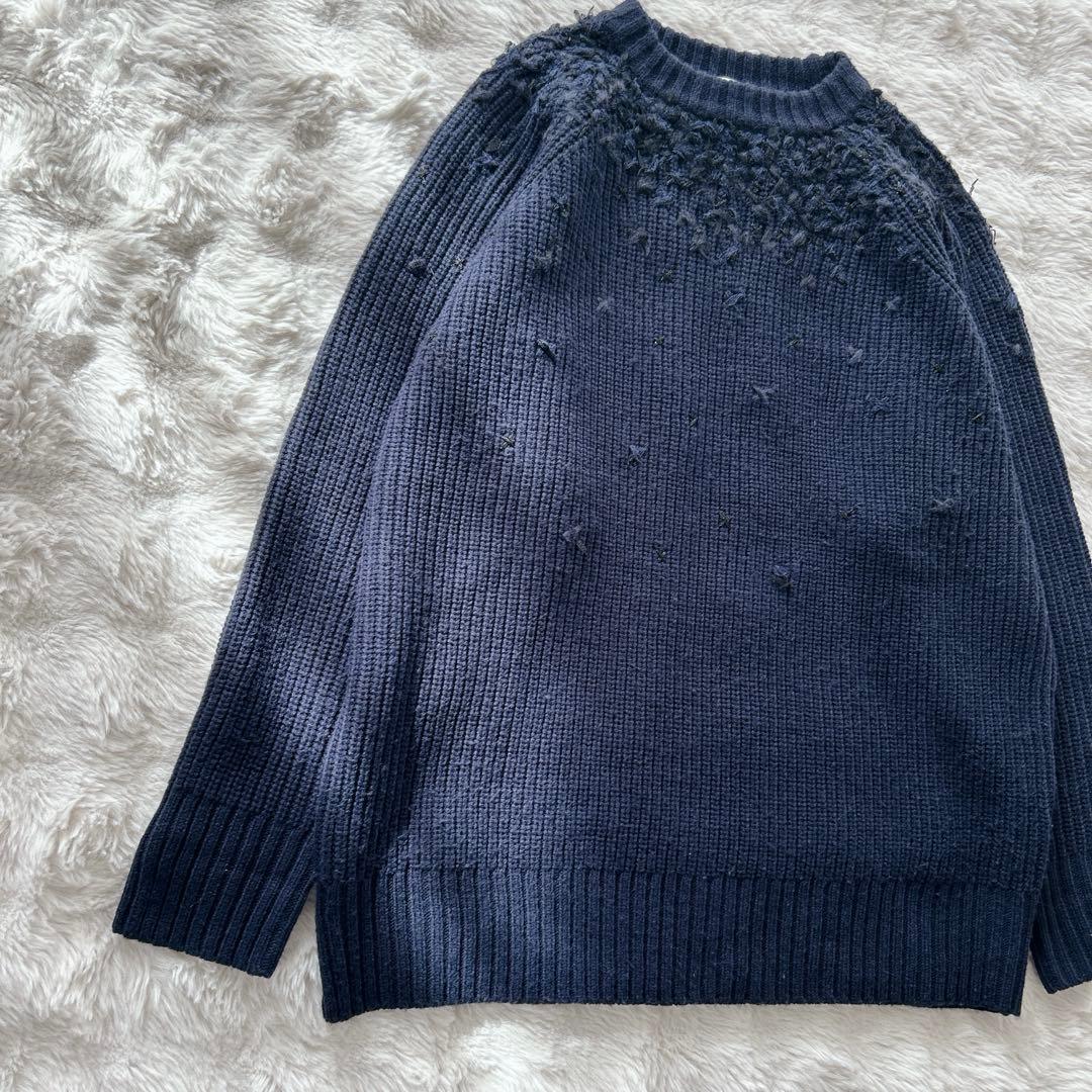 ビアズリー★ユキノシシュウニット　ネイビー