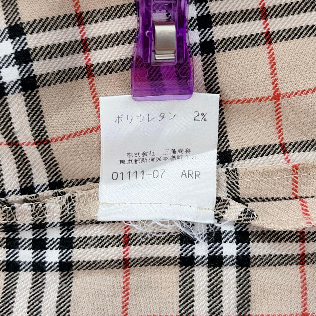 BURBERRY ノバチェック 半袖シャツワンピース38 美シルエット