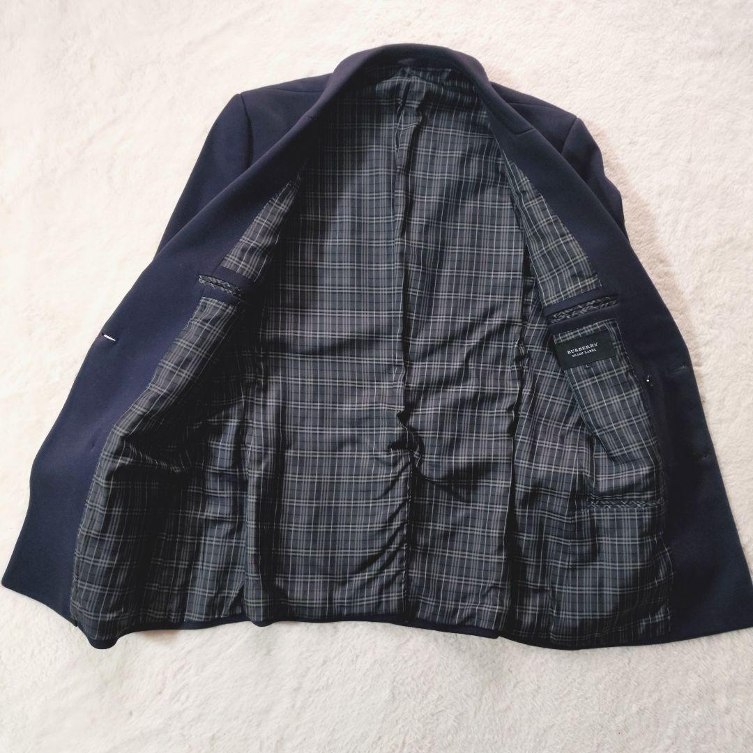 BURBERRY BLACK LABEL 銀ボタン ダブル テーラードジャケット