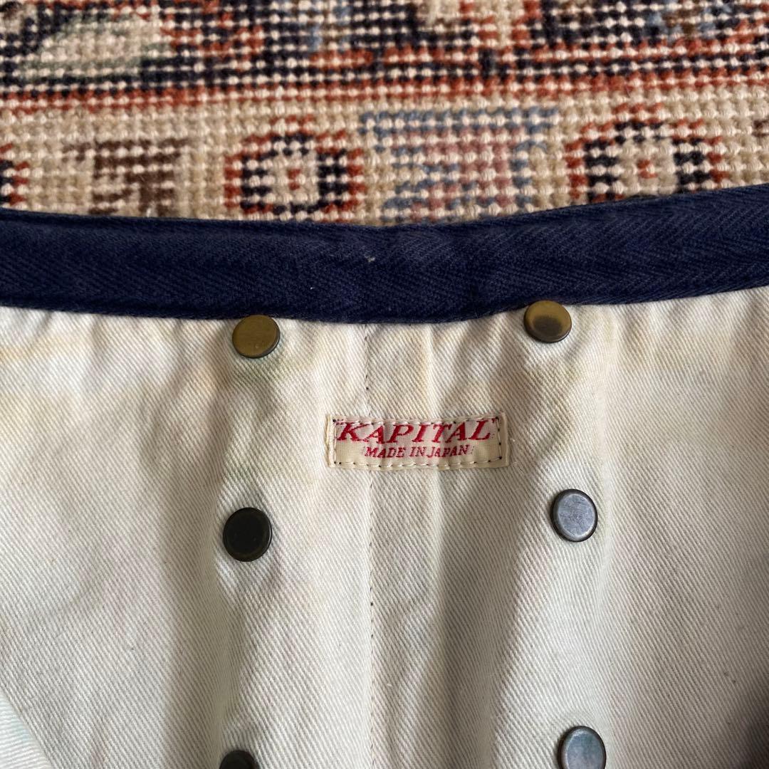 キャピタル　KAPITAL デニム　ワイドパンツ　サイズ0