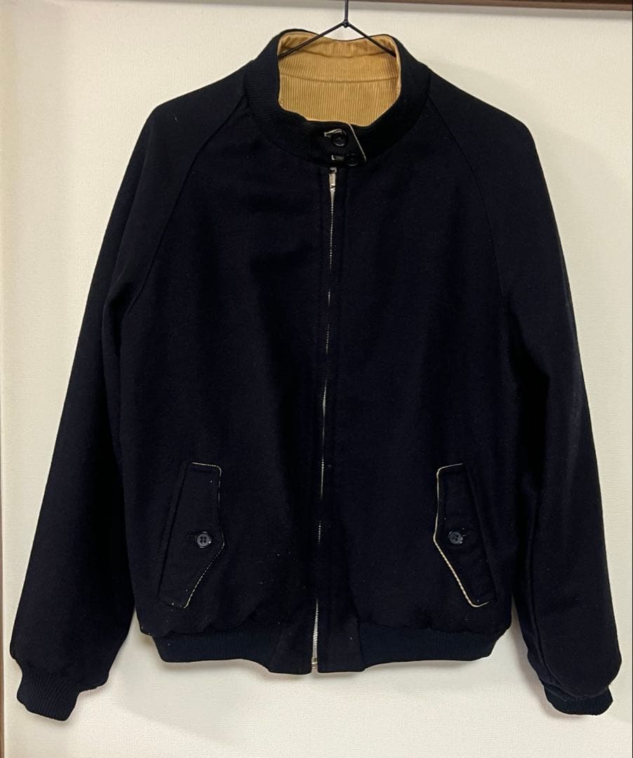 80s AUTHENTIC IMPORTS リバーシブル　ハリントンジャケット
