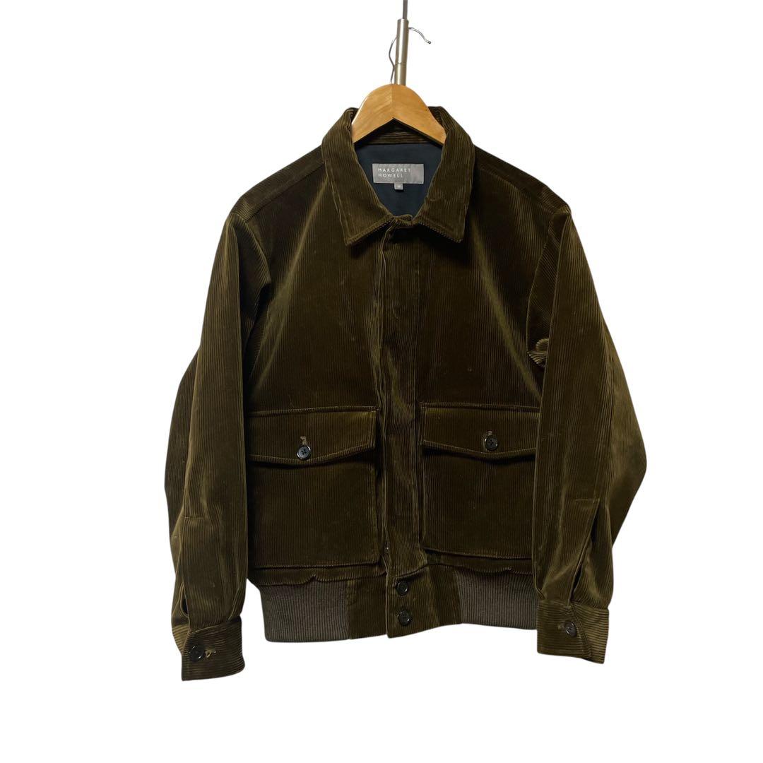 MARGARET HOWELL コーデュロイ　ブルゾンKHAKI Mサイズ
