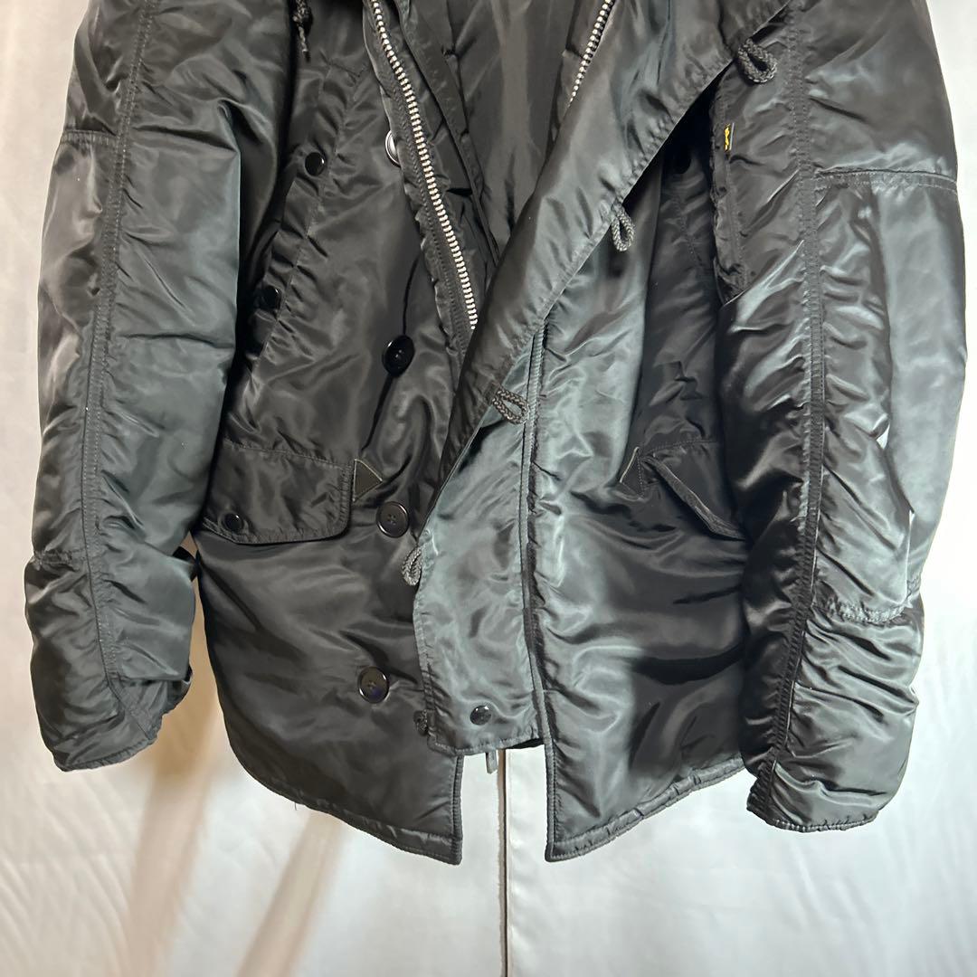 Alpha industries N-3B モッズコート ブラック メンズ L